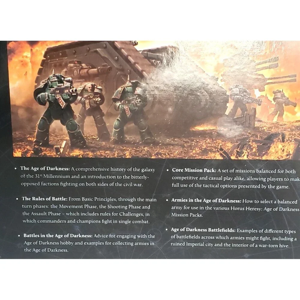 Warhammer 30k 3rd Edition Horus Heresy Age of Darkness Core Book Saturnine Ed - Picture 4 of 5